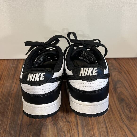 Nike Dunk Low Retro Black White Panda Men Size 7 Shoes Sneakers Excellent Cond. - Picture 4 of 12